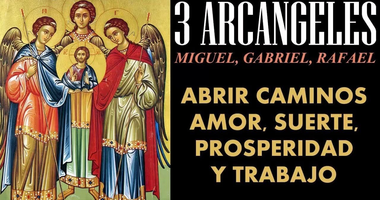 oración a los tres arcángeles 