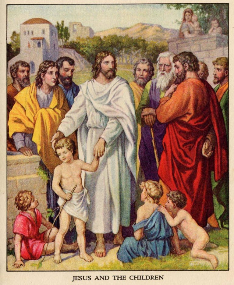 JESÚS Y LOS NIÑOS: VERSÍCULOS DE LA BIBLIA
