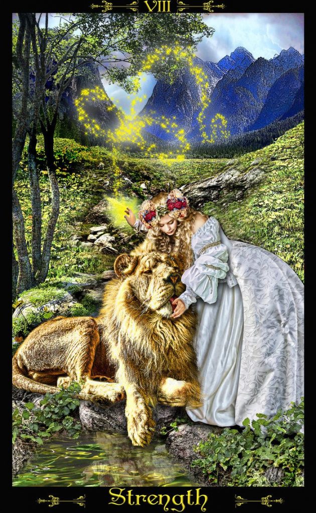 LA FUERZA EN EL TAROT: ARCANO MAYOR (NÚMERO 8)
